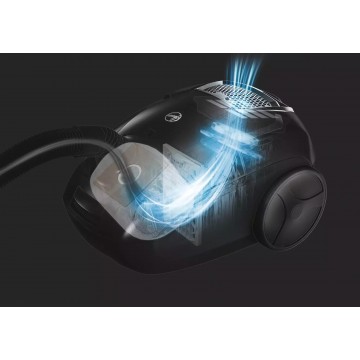 Hoover HE120PET 011 Ηλεκτρική Σκούπα 700W με Σακούλα 2.5lt Iron Grey